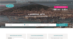 Desktop Screenshot of ladresse-sete.com
